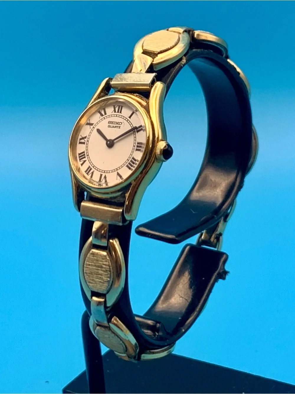 SEIKO 1400-0029 Women’s Vintage Wristwatch Speidel Bracelet Working New Battery